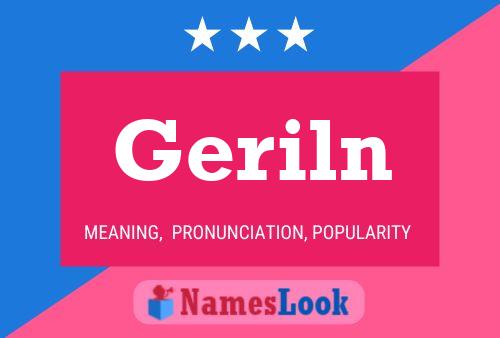 Постер имени Geriln