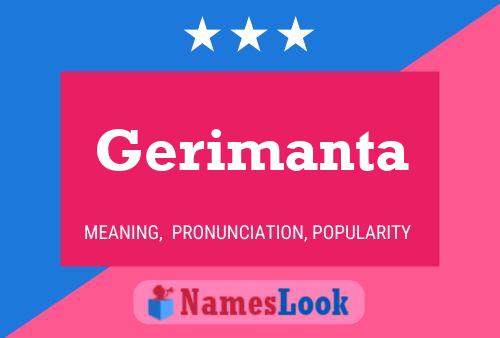 Постер имени Gerimanta