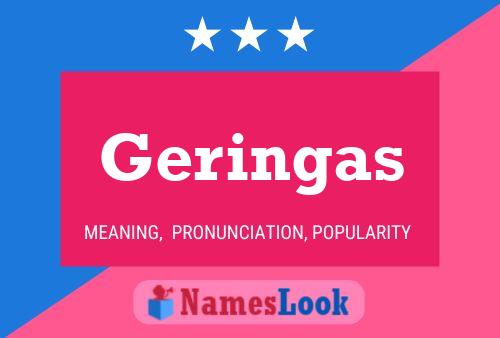 Постер имени Geringas