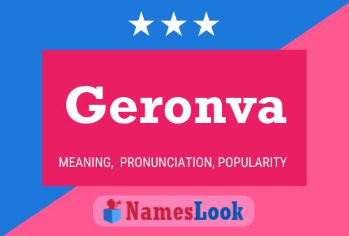 Постер имени Geronva