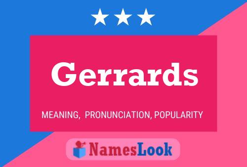 Постер имени Gerrards