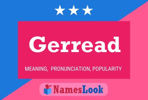 Постер имени Gerread