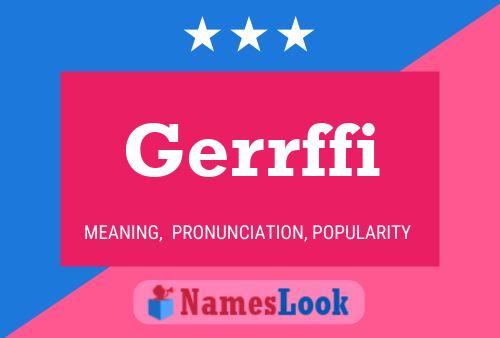 Постер имени Gerrffi