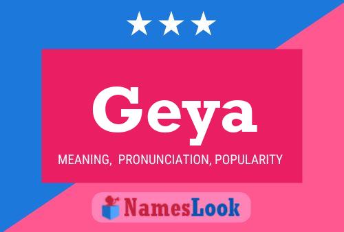 Постер имени Geya