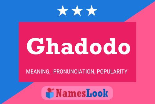 Постер имени Ghadodo