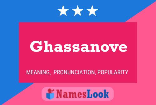 Постер имени Ghassanove