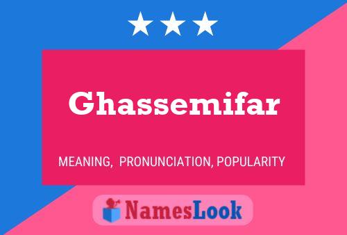 Постер имени Ghassemifar