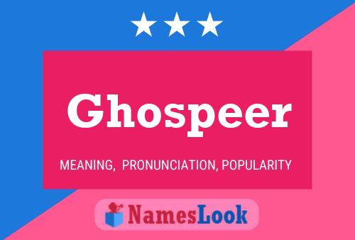 Постер имени Ghospeer