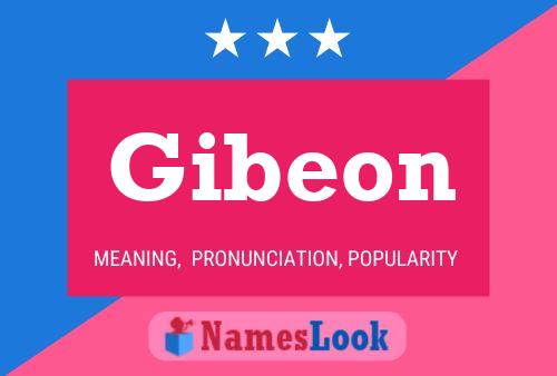 Постер имени Gibeon