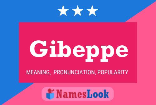 Постер имени Gibeppe