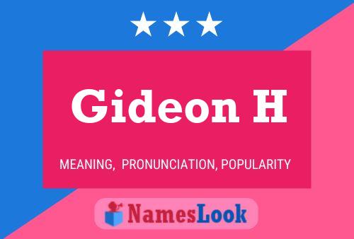 Постер имени Gideon H