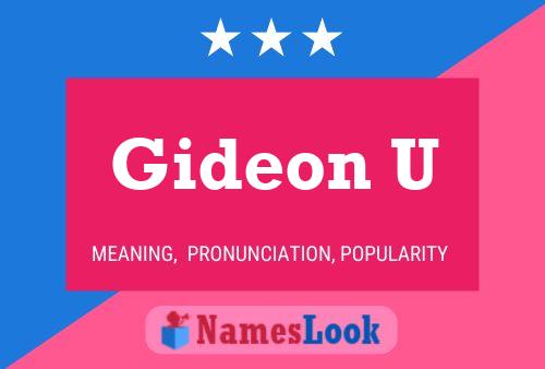 Постер имени Gideon U