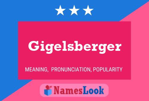 Постер имени Gigelsberger