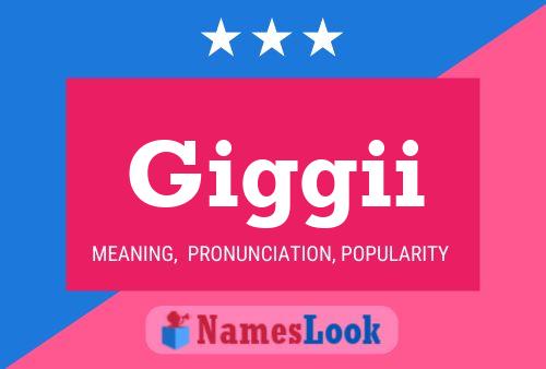 Постер имени Giggii