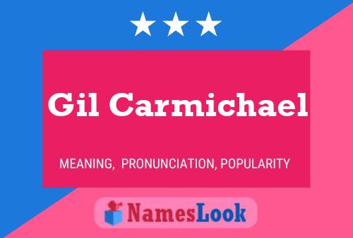 Постер имени Gil Carmichael