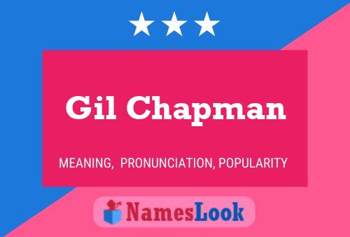 Постер имени Gil Chapman