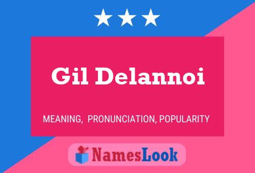 Постер имени Gil Delannoi