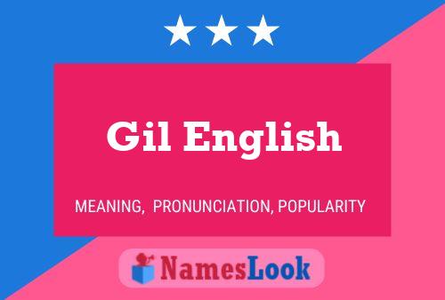 Постер имени Gil English