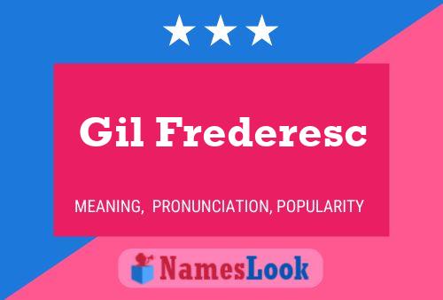 Постер имени Gil Frederesc