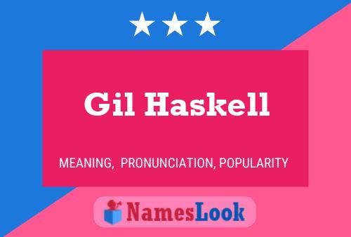 Постер имени Gil Haskell