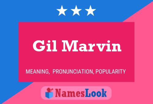 Постер имени Gil Marvin