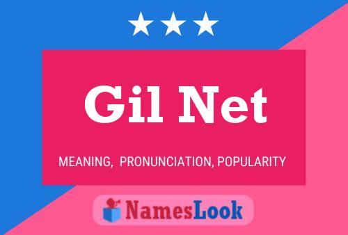 Постер имени Gil Net