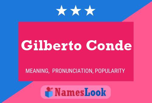 Постер имени Gilberto Conde