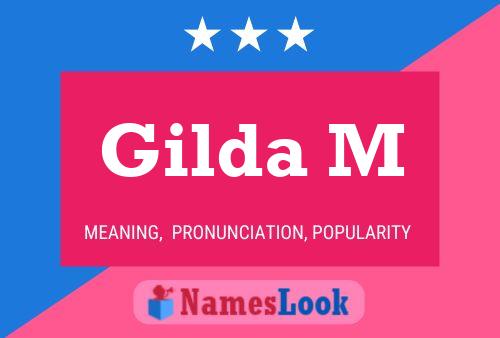 Постер имени Gilda M