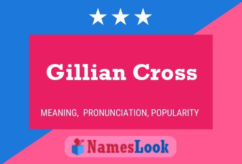 Постер имени Gillian Cross