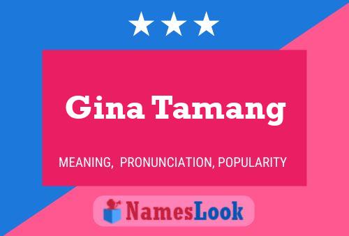 Постер имени Gina Tamang