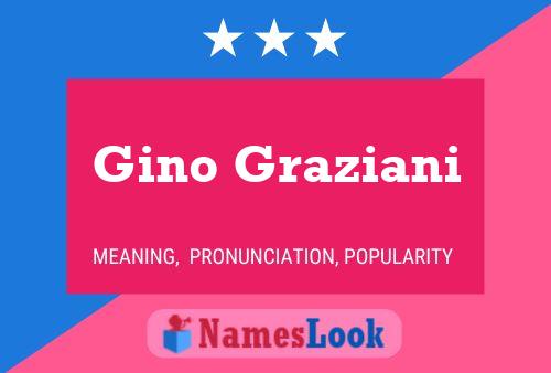 Постер имени Gino Graziani