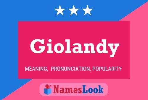 Постер имени Giolandy