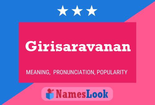 Постер имени Girisaravanan