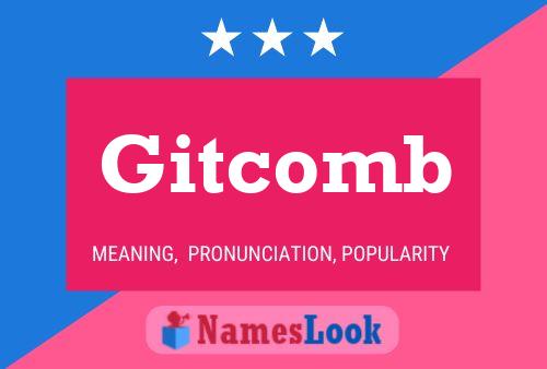 Постер имени Gitcomb