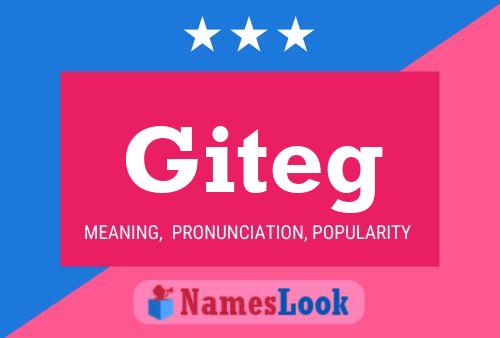 Постер имени Giteg