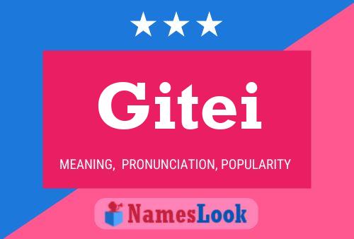 Постер имени Gitei