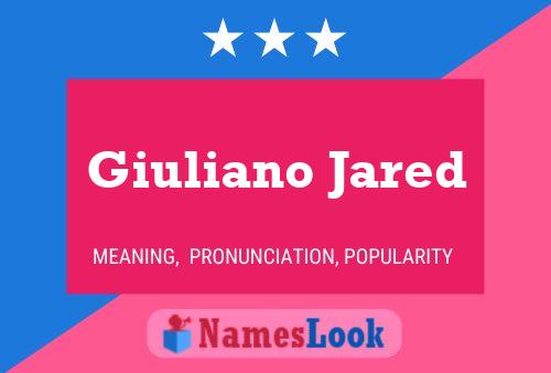 Постер имени Giuliano Jared