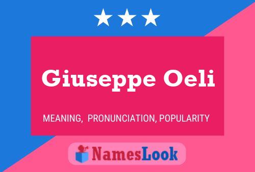 Постер имени Giuseppe Oeli