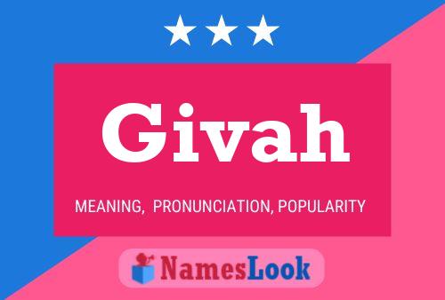 Постер имени Givah