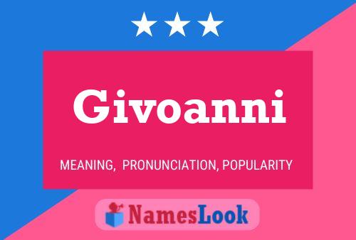 Постер имени Givoanni