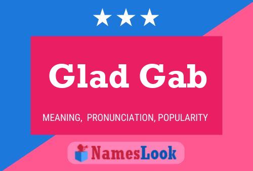 Постер имени Glad Gab