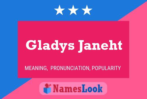 Постер имени Gladys Janeht