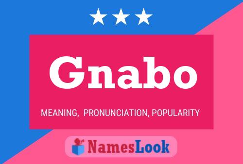 Постер имени Gnabo