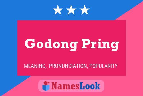 Постер имени Godong Pring