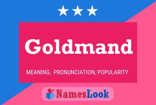 Постер имени Goldmand