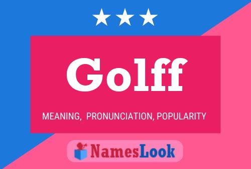 Постер имени Golff