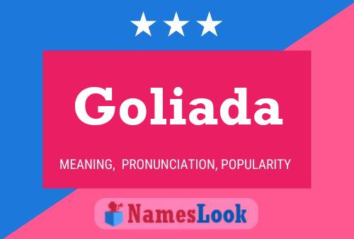 Постер имени Goliada