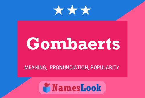 Постер имени Gombaerts