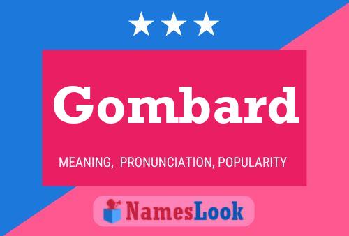 Постер имени Gombard