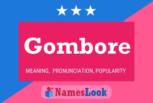 Постер имени Gombore